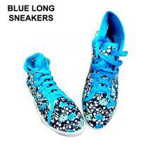 High top flower Printed Sneakers For Her