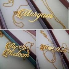 Customized Necklace in Gold color