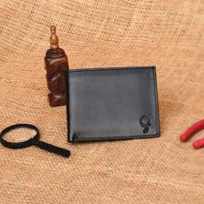 Black With Camel Leather Wallet for Men