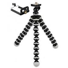Gorilla 10.3 Inches Flodable Flexible DSLR Camera and Mobile Professional Tripod Stand With Mobile Holder Black