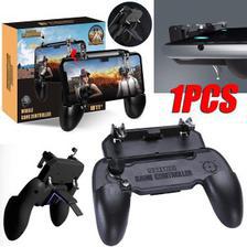Mobile Game Controller W11 plus PUBG 2 Builtin Triggers and 1 Joystick for Call of Duty PUBG and Fortnite Mobile Games - 1 Piece
