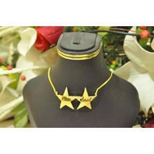 Customized Gold Star Name Necklace