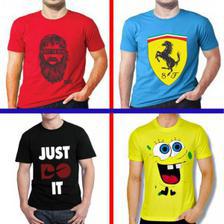 Pack of 4 Graphics T shirts for him