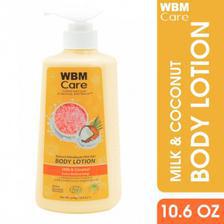 WBM Care Milk And Coconut Extra Moisturizing   Body Lotion- 300 ML