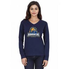 Navy Blue Karachi King T Shirt For Her