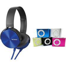 Sony Extra Bass Headphones With MP3 Player
