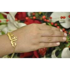 Customized Gold Name Bracelet