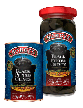 Borges Pitted Black Olives 114gm