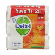 Dettol Soap Re-Energize 3x95g