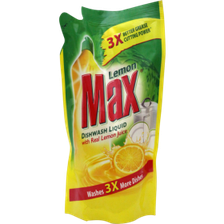 Max Dish Wash Liquid 450ml Lemon Pouch