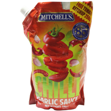 Mitchells Sauce Chilli Garlic 1kg Pouch