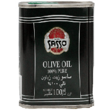 Sasso Olive Oil 100ml Tin