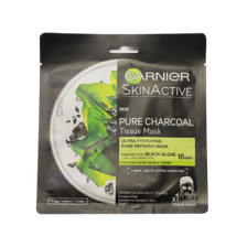Garnier Skin Charcoal Tissue Mask Black Algae 28g