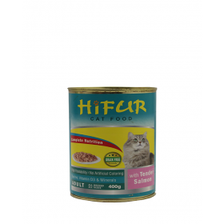 Hifur Cat Food Chicken & Turkey Tin 400gm