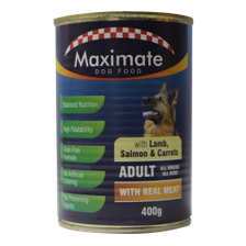 Maximate Dog Food Lamb Salmon 400gm