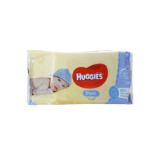 Huggies Baby Wipes 56s Pure