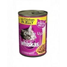 Whiskas Chicken Jelly Cat Food Tin 390gm