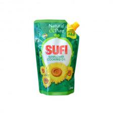 Sufi Sunflower Cooking Oil Standing Pouch 1X5ltr