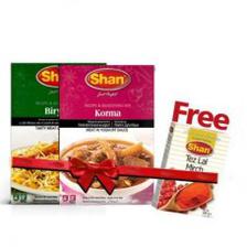 Shan Biryani & Qorma Masala D/Pack 2+1 Chilli Powder 50gm