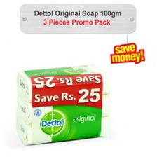 Dettol Original Soap Promo Pack 100gm 3pcs