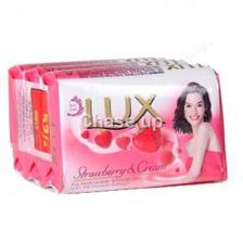 Lux Strawberry & Cream Soap (Pink) 115gm 3pcs