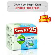 Dettol Cool Soap Promo Pack 100gm 3pcs