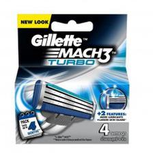 Gillette Mach 3 Turbo Cartridges 4pcs