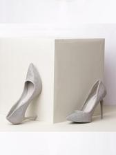 Stone grey heels