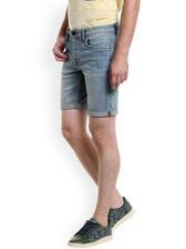 Light Blue Denim Shorts For Men