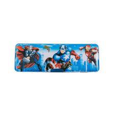 Avengers Captain America Iron Man Pencil Box Stationery Box With Pencil Sharpener - 8 Inch - Blue