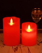 Electric Wax Candle Small - Red