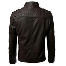 Dark Brown Pu Leather Jacket