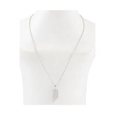 Light Necklace for Women - Silver - Knife