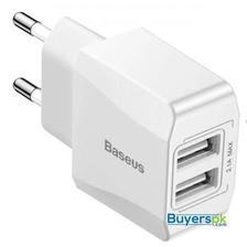 Baseus charger mini dual USB charger 2.1A ccall mn02