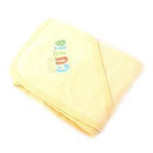 Gerber Super Soft and Absorbent Hooded Bath Towel for Kids (80% Cotton 20% Polyester) 30x30 Inch  Yellow