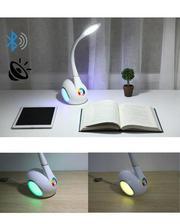 LED Table Lamp With Multi-Grade Dimming and Built-in Bluetooth Stereo Speakers