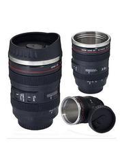 Camera Lens Coffee Mug - Black