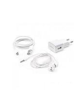 2 Pin Fast Charger With USB Cable and Earphones