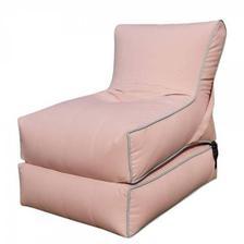 Relaxsit Wallow Flip Out Lounger Bean Bag Bed Chair - Fabric Sofa Bed - Pink