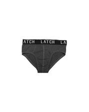 Combed Cotton Charcoal Grey Brief