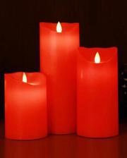 Electric Wax Candle Medium - Red
