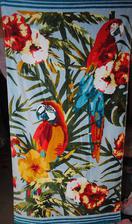 Parrot Design Printed Bath Towels