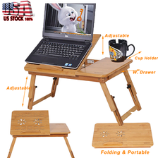 Wooden Laptop Table & Stand Multipurpose  with Drawer Cum Study Stand