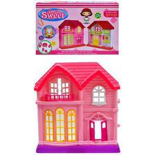 Solo Doll House with Accessories - Play House - Pink