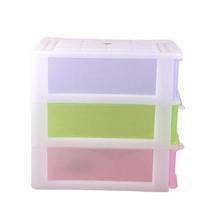 Portable Storage Unit - 3 Drawers - Multicolor