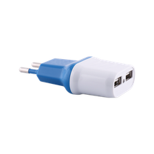 H-81 DOUBLE COLOR/DOUBLE USB/ HOME CHARGER 2.1A