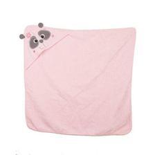 Novelty Towel For Baby Washing Sensitive Skin - 30x30 Inch - 100% Cotton - Pink