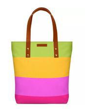 Mindscape Pink Yellow And Green Pattern Classic Tote Bag