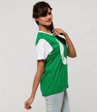 Women's Pakistan Flag Pattern Printed T-Shirt For Pakistan Independence Day. 14AUG-4