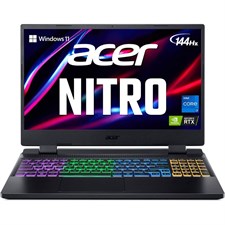 Acer Nitro 5 AN515-58-7123 Gaming Notebook - Intel Core i7-12700H, 16GB, 512GB SSD, NVIDIA GeForce RTX3060 6GB, 15.6" FHD IPS 144Hz Display, Windows 11, Backlit KB | Obsidian Black | NH.QFMSG.008 (Official Warranty)
